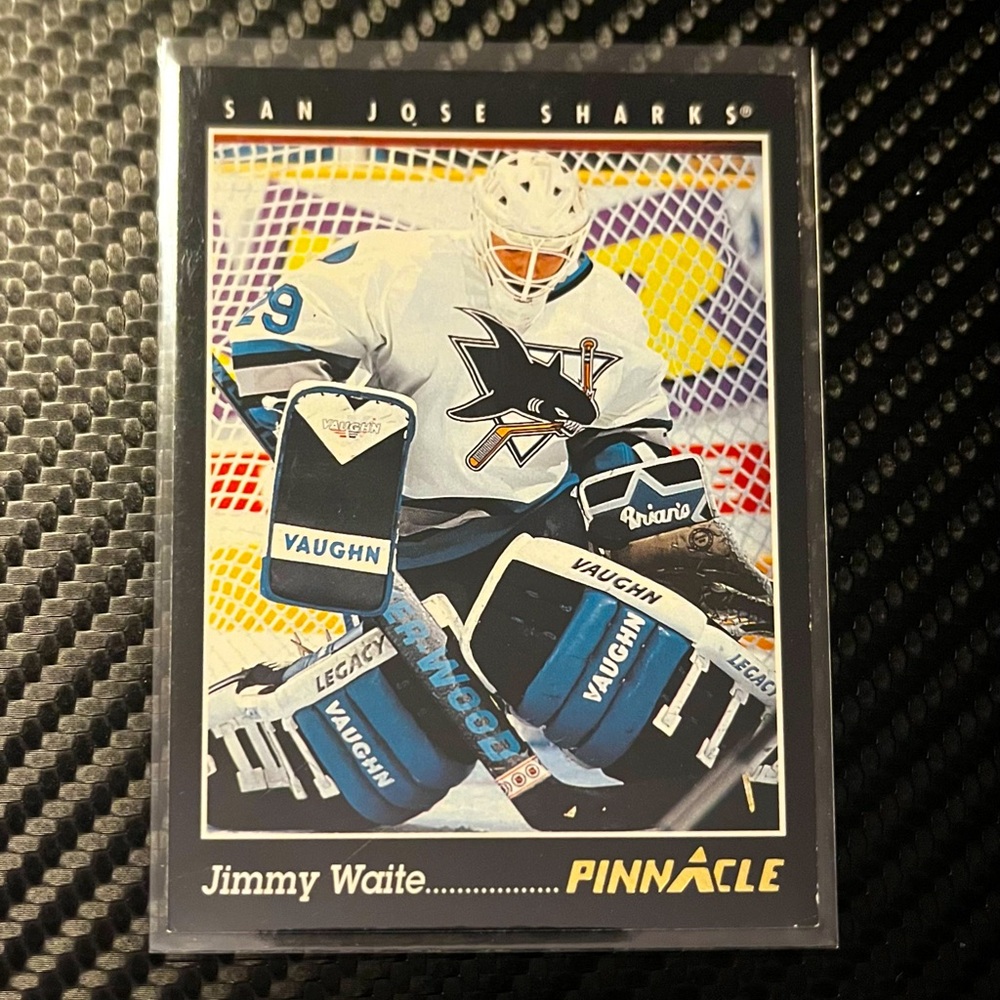 Jimmy Waite 94 SCORE Pinnacle 371 NHL Trading Card San Jose Sharks VTG